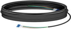 Оптична пач корда Ubiquiti FC-SM-300, SingleMode, 6 влакна, LC-LC, 90 м., черен