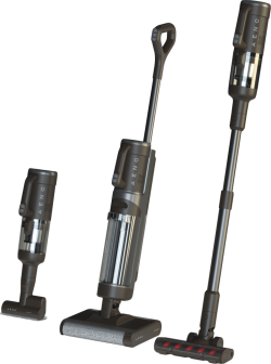 Безжична трансформаторна прахосмукачка Aeno, мокро и сухо почистване, 200W, 4000mAh