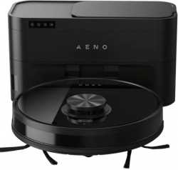 Прахосмукачка Робот-чистач с прахоуловител, 2в1 и резервоар за прах, 4000pa, 3200mAh, Черен