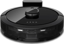 Лазерна прахосмукачка робот с 5200 mah батерия .2 в 1 резервоар за вода, Черен