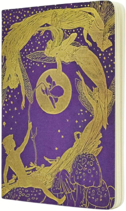 Канцеларски продукт Paperblanks Тетрадка Violet Fairy, А5, широки редове, 40 листа