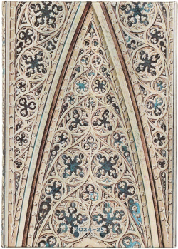  Paperblanks Планер Duomo di Milano, Midi, хоризонтален, твърда корица, 104 листа, за 2024-2025 година