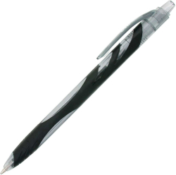 Канцеларски продукт Zebra Химикалка Ola, 1.0 mm, гумирана, черна