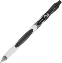 Канцеларски продукт Zebra Гел ролер Ola Gel, автоматичен, 0.5 mm, черен