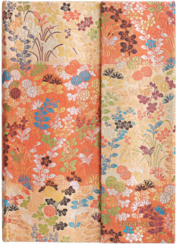 Канцеларски продукт Paperblanks Планер Kara-Ori, Midi, хоризонтален, твърда корица, 104 листа
