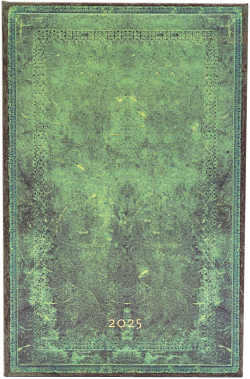 Канцеларски продукт Paperblanks Планер Pacific Blue, Maxi, хоризонтален, твърда корица, 80 листа, за 2025 година