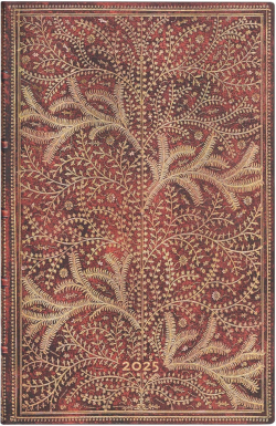 Канцеларски продукт Paperblanks Планер Wildwood, Maxi, хоризонтален, мека корица, 88 листа, за 2025 година