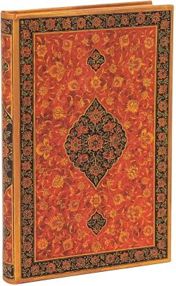 Канцеларски продукт Paperblanks Тефтер Layla, Mini, широки редове, твърда корица, 88 листа