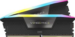 Памет CORSAIR VENGEANCE RGB - 32 GB (2x16GB) DDR5 DRAM, 6400MT/s, CL32