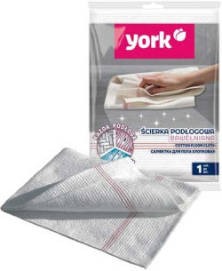 Продукт York Кърпа за под, памучна, 50 х 53 mm