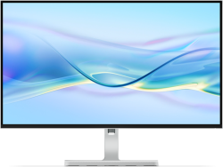 Монитор LENOVO L27h-4A - 27", 2560 x 1440 QHD, IPS дисплей, антирефлексно покритие 16:9, 100 Hz, 350 cd/m², Облачно сиво