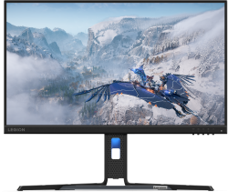 Монитор LENOVO Legion R24e - 23.8", 1920 x 1080 IPS дисплей, антирефлексен 16:9, 0.5 ms време за реакция, 180 Hz, Гарваново черно