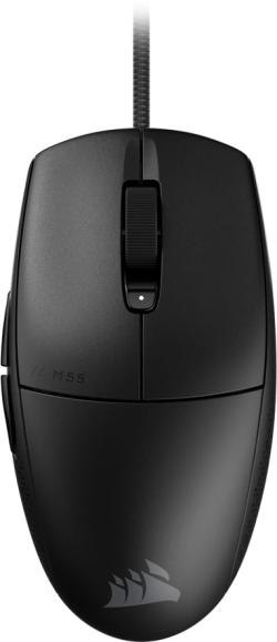 Лека геймърска мишка Corsair M55, Черен