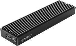 Кутия/Чекмедже за HDD Кутия Orico M2PV-C3-BK- BP-IP за диск HDD-SSD NVME M.2 10gbps - черна