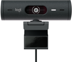 Уеб камера LOGITECH Brio 505 HD Webcam - GRAPHITE - USB - EMEA
