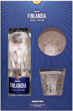 Finlandia Водка, 0.7 l, в комплект с 2 чаши