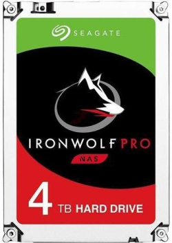 Хард диск / SSD Хард диск SEAGATE Iron Wolf Pro, ST4000NE001, 4TB, 256MB Cache - фабрично обновен