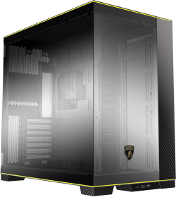 Кутия Кутия Lian Li PC-O11D EVO RGB Lamborghini Edition, Tempered Glass, Черна