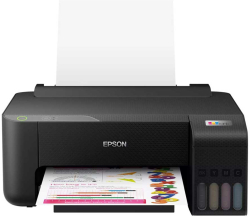 Принтер Epson L1230, мастиленоструен, A4, 33ppm, 5760x1440dpi, USB, черен