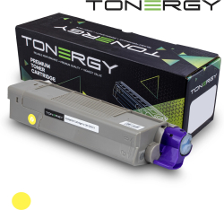 Тонер за лазерен принтер Tonergy съвместима Тонер Касета Compatible Toner Cartridge OKI 44315301 Yellow, 6k
