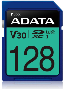 SD/флаш карта ADATA 128GB SDXC UHS-I U3 V30S