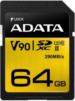 SD/флаш карта ADATA 64GB SDXC UHS-II U3 CLASS 10