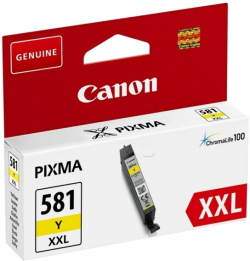 Аксесоар за принтер Canon CLI-581 XXL Y + Canon Photo Paper Variety Pack A4 & 10 x 15cm (VP-101)