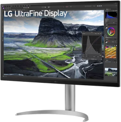 Монитор LG 32UQ850V-W, 31.5" IPS, 5ms GtG, 2000:1, 400cd-m2, UHD 4K (3840 x 2160), USB HUB, Черен