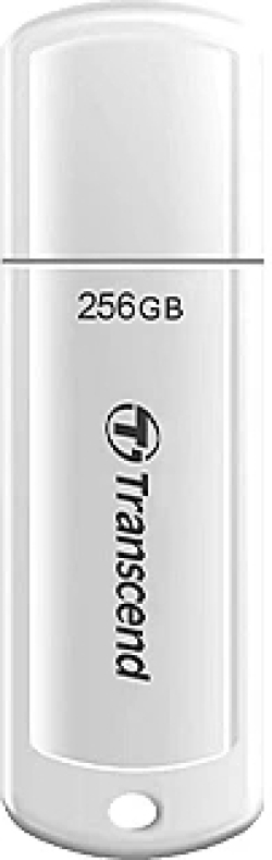 Transcend 256GB, USB3.1, Flash Drive, Classic, Бял