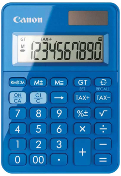 Canon Настолен калкулатор LS-100KB, 12-разряден, син