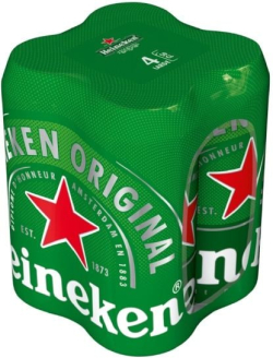 Продукт Heineken Бира, 5.0%, 0.5 L, в кен, 4 броя