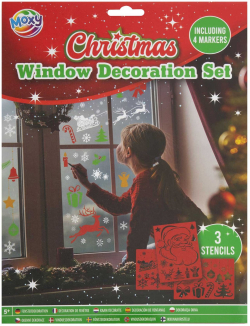 Moxy Комплект за коледна декорация на прозорци