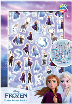 Продукт Moxy Книжка със стикери Frozen, А5