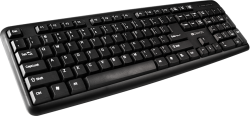 КЛАВИАТУРА CANYON CNE-CKEY01-BG KEYBOARD, Черна