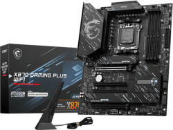 Дънна платка MSI X870 GAMING PLUS ATX, Socket AM5, AMD Ryzen 9000, Dual Channel DDR5, 5G LAN