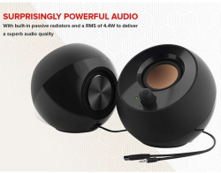 Озвучителна система Speaker Creative Pebble Black, USB 4.4W RMS