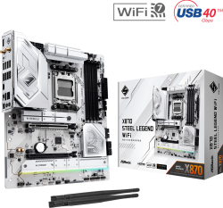 Дънна платка ASROCK X870 STEEL LEGEND WIFI, Socket AM5