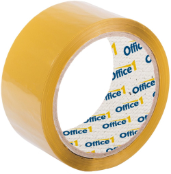 Канцеларски продукт Office 1 Тиксо, опаковъчно, 48 mm x 66 m, кафяво
