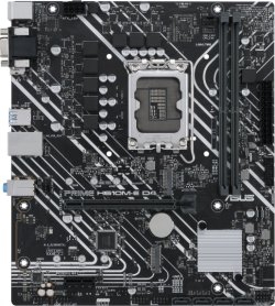 Дънна платка ASUS PRIME H610M-E-CSM, LGA 1700, 2x DDR4, 3200 MHz, 1000 Mbps, HDMI, VGA, DP, Micro ATX