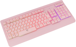 SBOX MIKASA :: Клавиатура White Shark, мембранна, GK-2103, розова