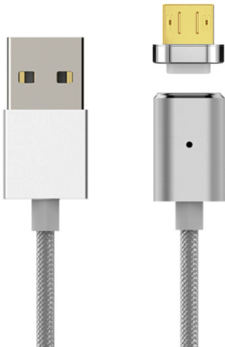 Кабел USB 2.0 Type A - Micro B TPE Magnetic 1м