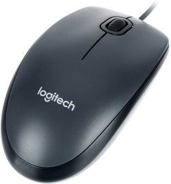 Компютърна мишка с кабел Logitech M90 черна