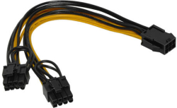 Конектор / букса Преходник Makki Mining PCI-E Splitter 6pin - 2x8pin