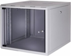 Комуникационен шкаф Lande 9U 19 със стъклена врата