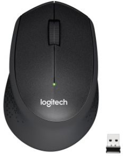 Безжична компютърна мишка Logitech M330 Silent, 1000 dpi, Черна