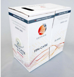 Инсталационен LAN кабел  Кабел FTP CAT5e 24AWG CCA BEST, Сив, 305 метра