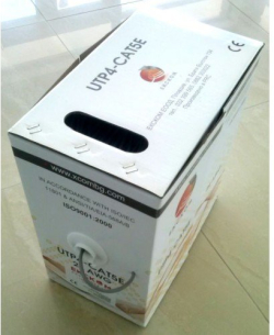 Инсталационен LAN кабел  Кабел UTP Cat5e 24AWG CU, 305 метра