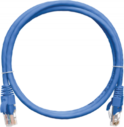 Медна пач корда Пач кабел UTP Cat5e CCA- 2м, син