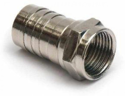 F- конектор за кримпване на кабел RG6