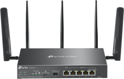 Безжичен рутер Гигабитен VPN рутер TP-Link Omada 4G+ Cat6 ER706W-4G AX3000